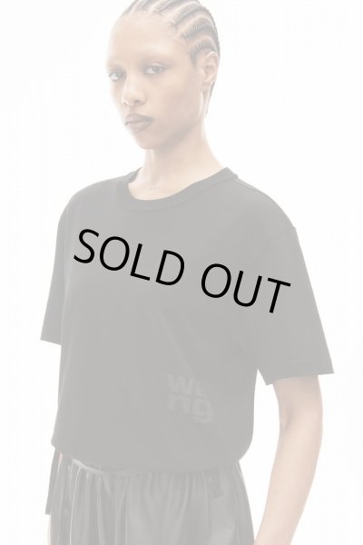 画像1: alexanderwang アレキサンダーワン 　コットンジャージー パフロゴ tシャツ  (1)