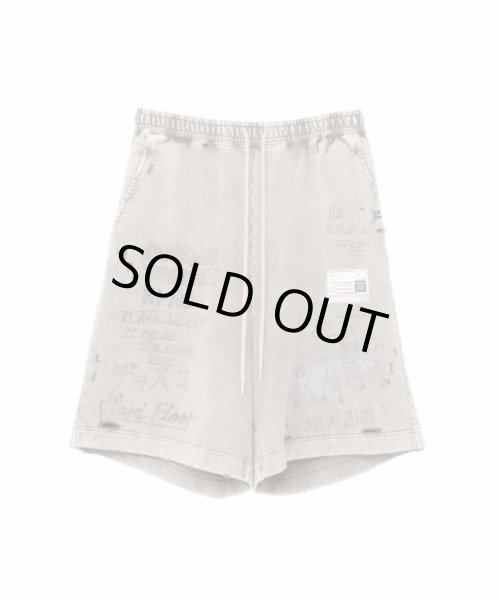 画像1: maison MIHARA YASUHIRO ミハラヤスヒロ Bleached Shorts ショーツ (1)