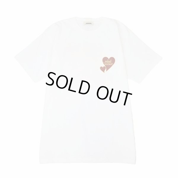 画像1: mindseeker HEART LOGO TEE / WHITE (1)