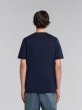 画像3: MARNI　ディープブルー オーガニックコットン製 Tシャツ、MARNIプリント入り (3)