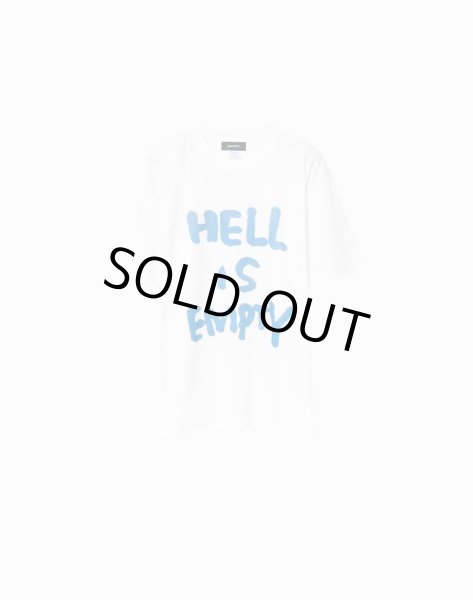 画像1: guernika MESSAGE PRINT T-SHIRT / HELL IS EMPTY (1)