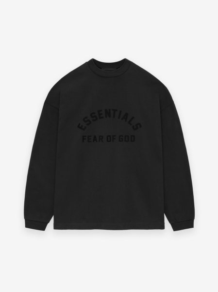 画像1: ESSENTIALS FEAR OF GOD LS TEE (1)