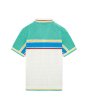 画像2: CASABLANCA CROCHET EFFECT TENNIS SHIRT (2)