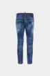 画像2: DSQUARED2 DARK EASY WASH SKATER JEANS (2)