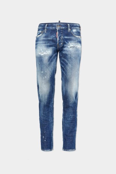 画像1: DSQUARED2 MEDIUM HERITAGE RAMMENDO WASH SLIM JEANS (1)