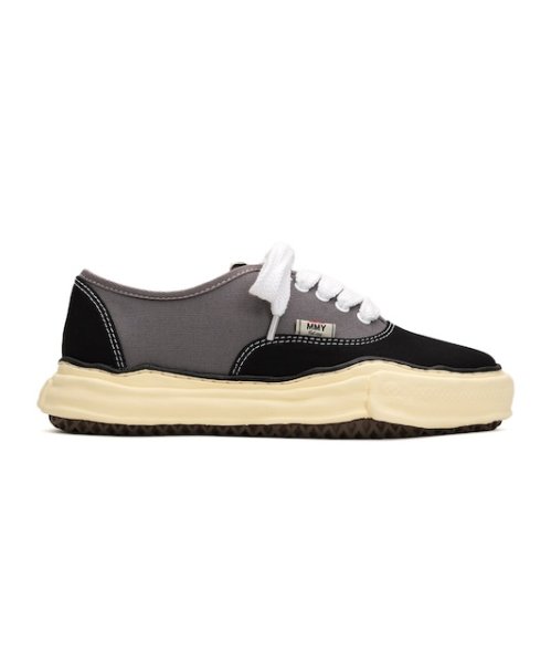 画像1: maison MIHARA YASUHIRO "BAKER" OG VL Sole Bicolor Canvas Low-top Sneaker (1)