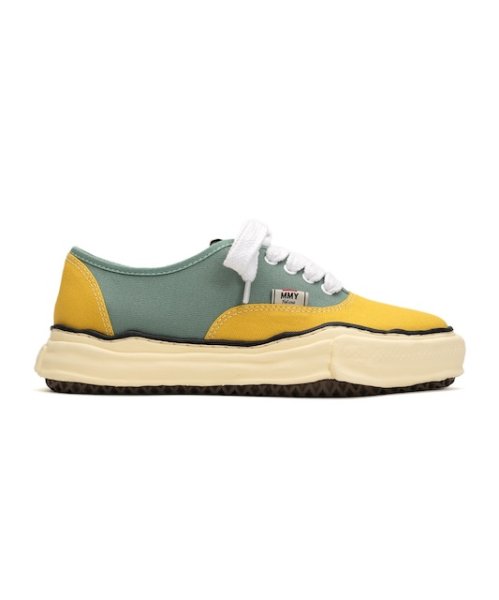 画像1: maison MIHARA YASUHIRO "BAKER" OG VL Sole Bicolor Canvas Low-top Sneaker (1)