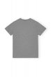 画像2: GANNI ガニー Grey Basic Jersey Holiday Relaxed T-shirt (2)