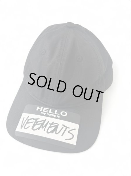 画像1: VETEMENTS ヴェトモン LOGO CAP キャップ (1)