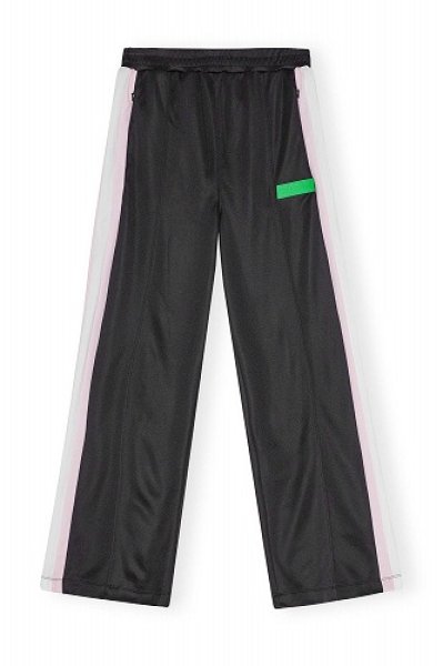 画像1: GANNI ガニー Sporty Jersey Straight Leg Pants (1)