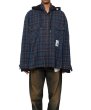 画像3: maison MIHARA YASUHIRO Hood Combined Check Shirt (3)