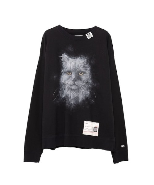 画像1: maison MIHARA YASUHIRO Cat Printed Sweatshirt (1)