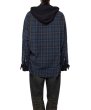 画像6: maison MIHARA YASUHIRO Hood Combined Check Shirt (6)