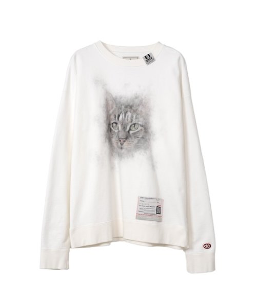 画像1: maison MIHARA YASUHIRO Cat Printed Sweatshirt (1)