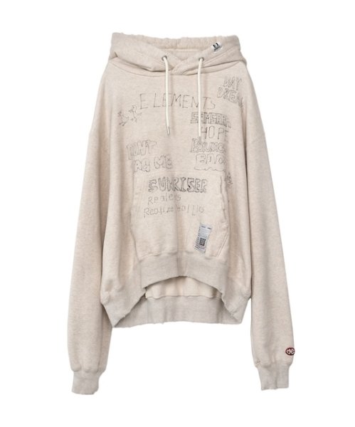 画像1: maison MIHARA YASUHIRO Distressed Hoodie (1)