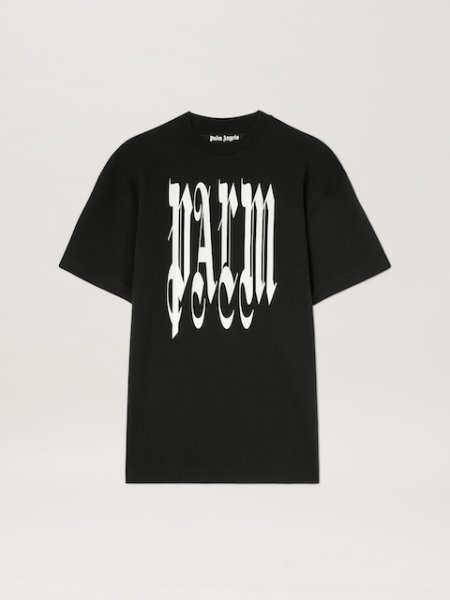 画像1: Palm Angels  ゴシックロゴTシャツ (1)