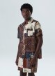 画像2: OSKLEN MEN'S オスクレン Camisa Patchwork MC Shirts シャツ (2)