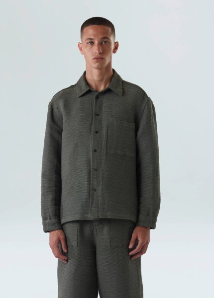 画像1: OSKLEN MEN'S オスクレン Jute Shirt (1)