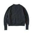 画像2: Perfect ribs Basic Sweat Cardigan / Vintage Black (2)