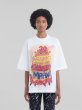 画像2: MARNI マルニ ホワイト オーガニックコットン製Tシャツ、Marni 30th Anniversaryプリント (2)