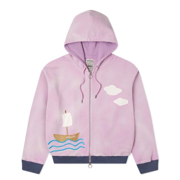 画像1: KIDSUPER Ship Heavyweight Zip Up Hoodie (1)