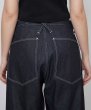 画像6: KURO 3D HEM CROSSED PANTS (6)