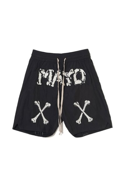 画像1: MAYO  BONES Embroidery Nylon Shorts (1)