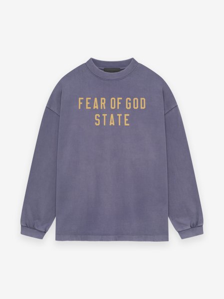 画像1: ESSENTIALS FEAR OF GOD Heavy Longsleeve Tee "FEAR OF GOD STATE" (1)