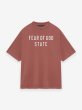 画像1: ESSENTIALS FEAR OF GOD Heavy Crewneck Tee "FEAR OF GOD STATE" (1)