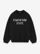 画像1: ESSENTIALS FEAR OF GOD Heavy Fleece Crewneck"FEAR OF GOD STATE" (1)