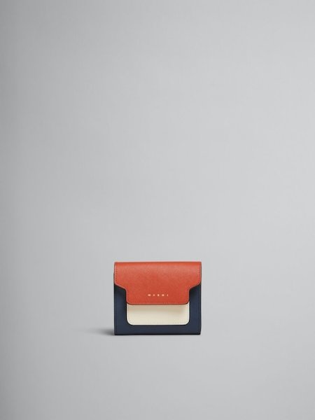 画像1: MARNI サフィアーノレザー製ウオレット (1)