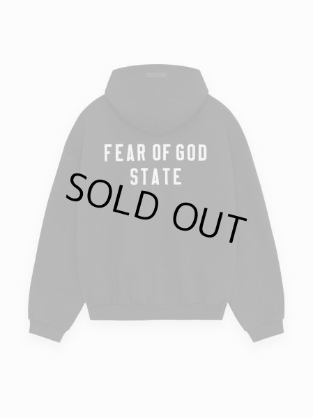 画像1: ESSENTIALS FEAR OF GOD Heavy Fleece Fullzip Hoodie"FEAR OF GOD STATE" (1)