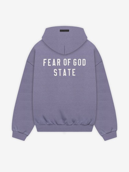 画像1: ESSENTIALS FEAR OF GOD Heavy Fleece Fullzip Hoodie"FEAR OF GOD STATE" (1)