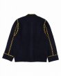 画像2: PHINGERIN フィンガリン  PG1 KUNGFU KNIT NAVY ジャケット (2)