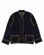 画像1: PHINGERIN フィンガリン  PG1 KUNGFU KNIT NAVY ジャケット (1)