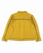 画像2: PHINGERIN フィンガリン  PG1 KNIT MUSTARD ジャケット (2)