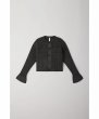 画像1: CFCL FLUTED GLITTER COLLARLESS SHIRT CARDIGAN カーディガン(レディース) (1)