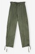 画像1: GANNI ガニー Green Washed Satin Pants パンツ (1)