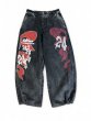 画像1: RRR123 RIVINGTON roi Rebis OVERDYE BAGGY DENIM PANTS (1)