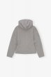 画像2: 【正規取扱店販売品】GANNI  ガニ―  Grey Fleece Zip Hoodie　ご注文確認後即日発送・送料無料 (2)