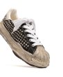 画像7: maison MIHARA YASUHIRO "BLAKEY" OG Sole Studded Canvas Low-top Sneaker (7)