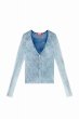 画像1: DIESEL Women’s ディーゼル M-TERRIE Knit Cardigan カーディガン (1)