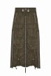 画像1: DIESEL Women’s ディーゼル O-Crep Maxi Skirt スカート (1)