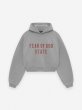 画像1: ESSENTIALS FEAR OF GOD Womens Fleece Cropped Hoodie フーディー (1)