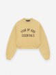 画像1: ESSENTIALS FEAR OF GOD Womens Fleece Cropped Crewneck スウェット (1)