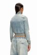 画像3: DIESEL Women’s ディーゼル Zip sweatshirt in Track Denim スウェット (3)