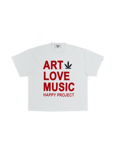 画像1: 【Perfect ribs®︎×A LOVE MOVEMENT】"ART LOVE MUSIC"Basic Short Sleeve T Shirts  (1)