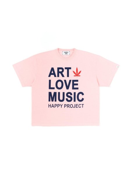 画像1: 【Perfect ribs®︎×A LOVE MOVEMENT】"ART LOVE MUSIC"Basic Short Sleeve T Shirts  (1)