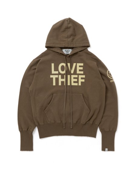 画像1: 【Perfect ribs®︎×A LOVE MOVEMENT】"LOVE THIEF"Basic Hoodie (1)