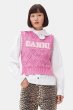 画像5: 【正規取扱店販売品】GANNI  ガニ―  PINK VEST　ピンクベスト (5)